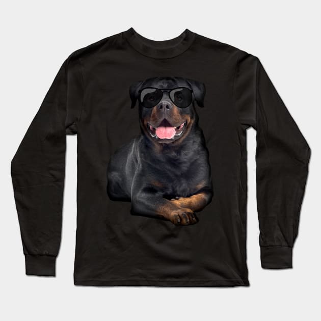 Rottweiler  - Metzgerhund Long Sleeve T-Shirt by Nartissima